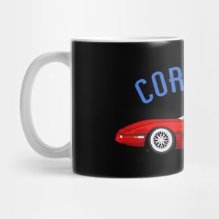 chevy corv c4 classic car Mug